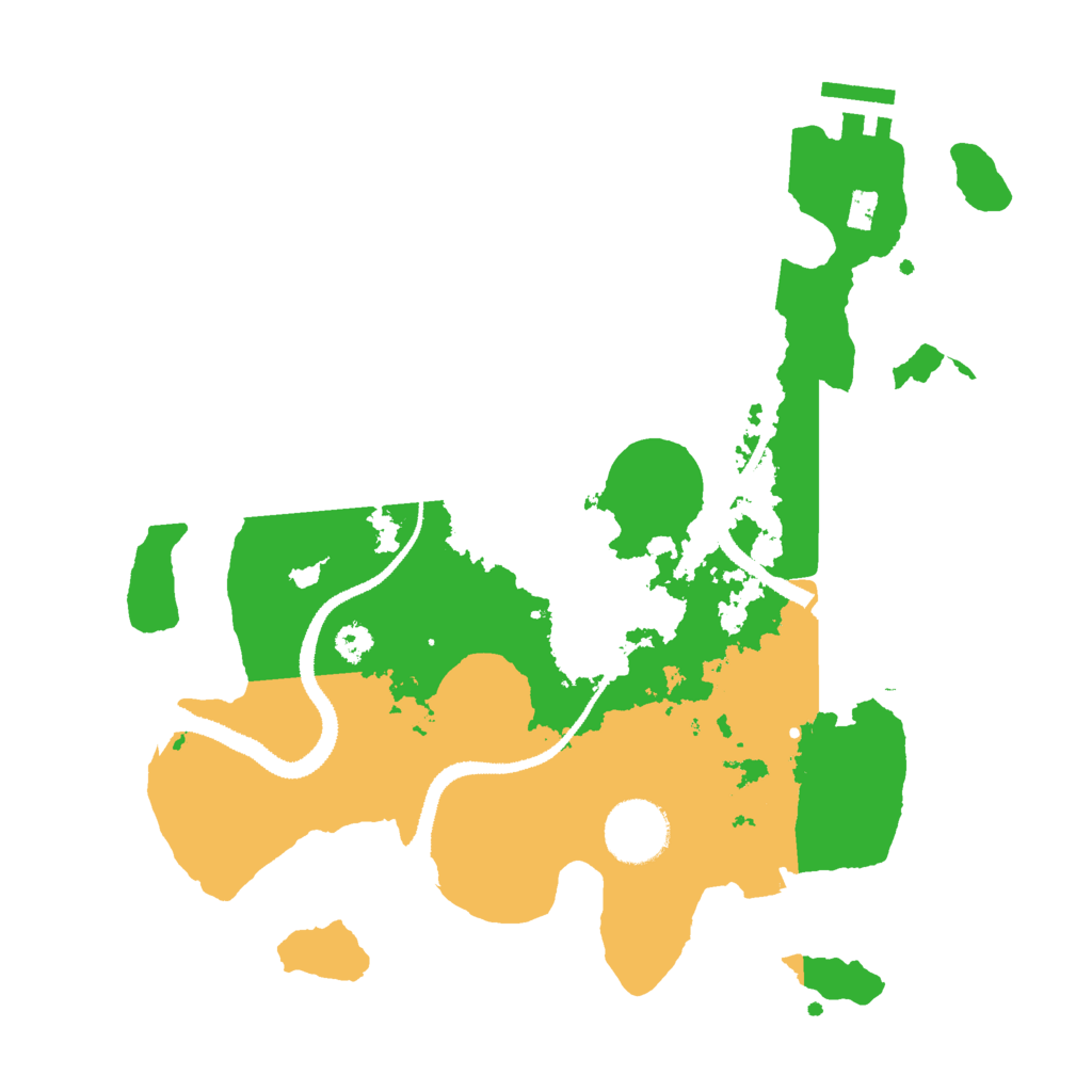 Biome Rust Map: Procedural Map, Size: 3000, Seed: 1376711232