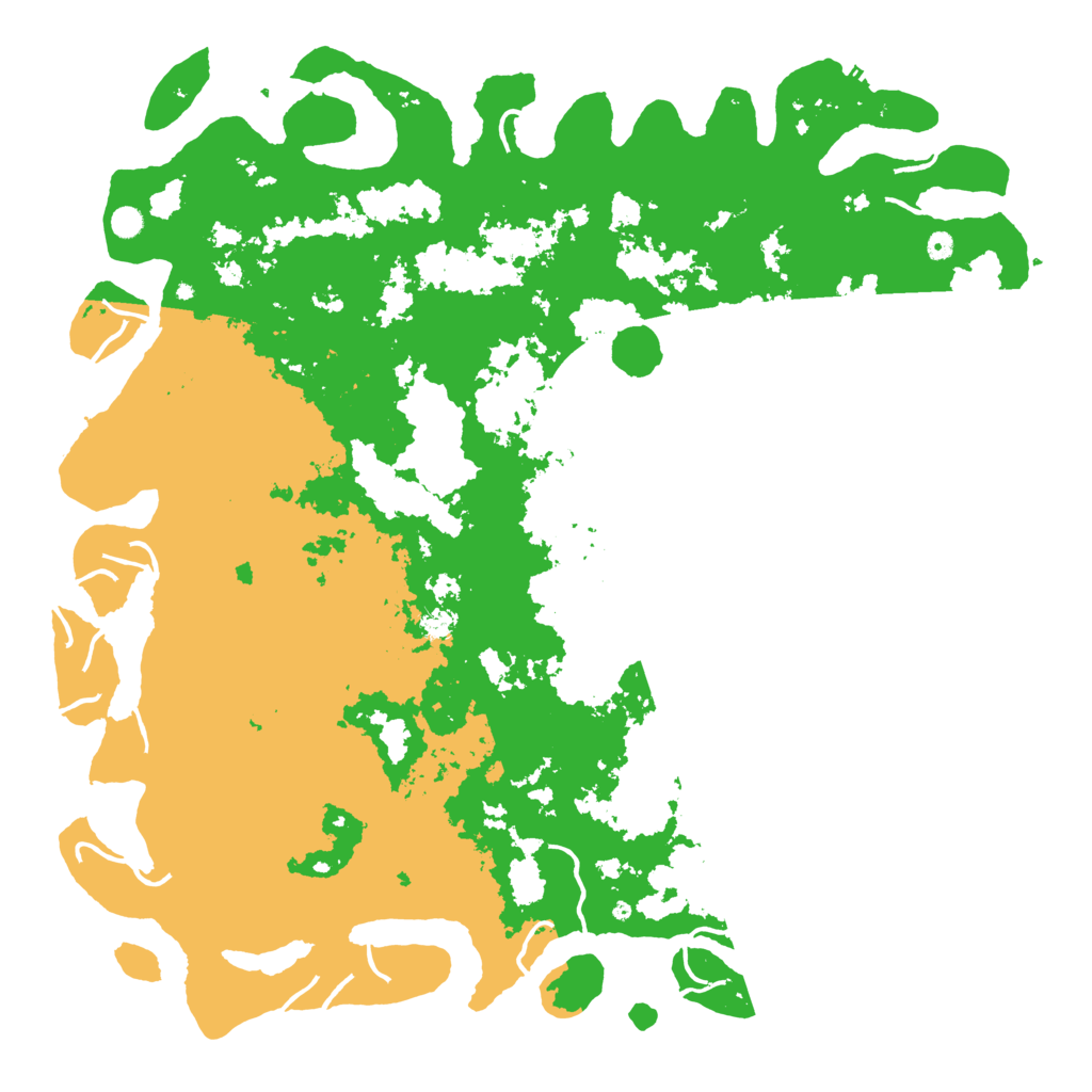 Biome Rust Map: Procedural Map, Size: 6000, Seed: 10796714