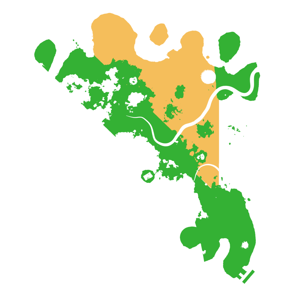Biome Rust Map: Procedural Map, Size: 3700, Seed: 648680522