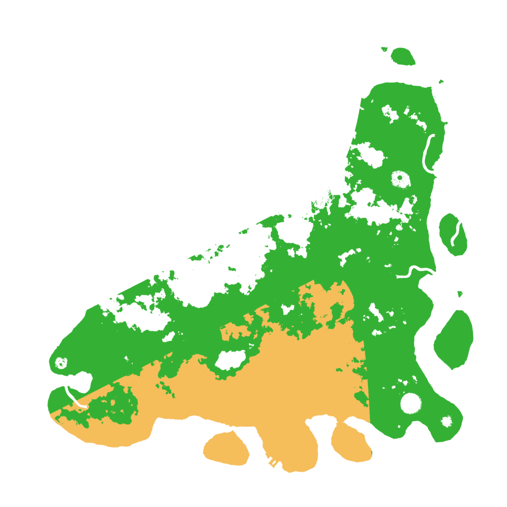 Biome Rust Map: Procedural Map, Size: 4300, Seed: 968607362
