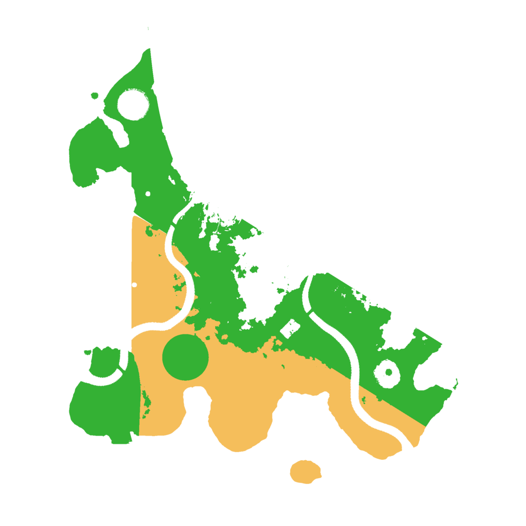 Biome Rust Map: Procedural Map, Size: 3000, Seed: 490546883