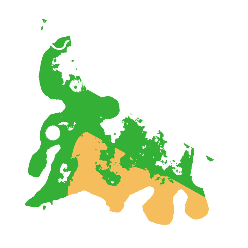 Biome Rust Map: Procedural Map, Size: 3000, Seed: 1322329255