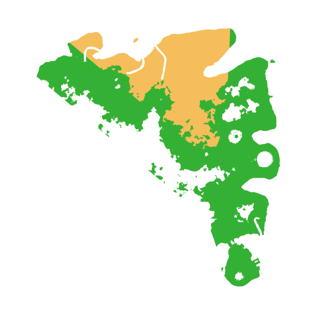 Biome Rust Map: Procedural Map, Size: 3500, Seed: 1064096069