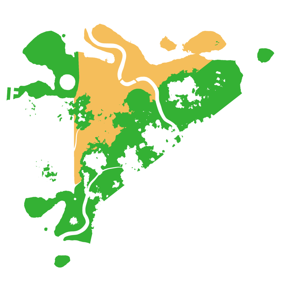 Biome Rust Map: Procedural Map, Size: 3500, Seed: 34531