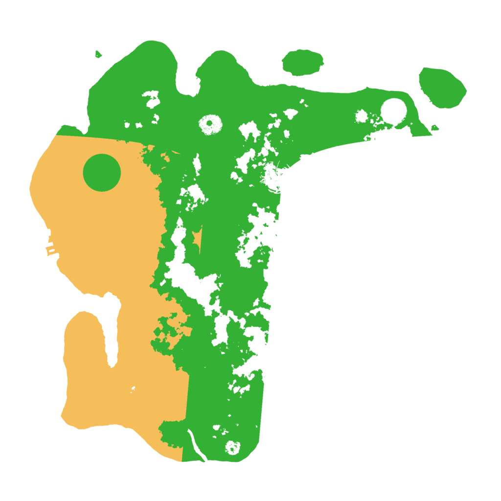 Biome Rust Map: Procedural Map, Size: 3500, Seed: 1210711524