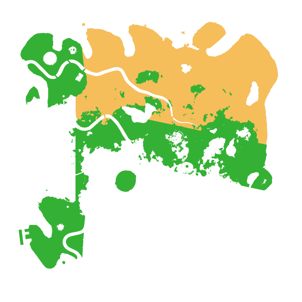 Biome Rust Map: Procedural Map, Size: 4000, Seed: 41394451