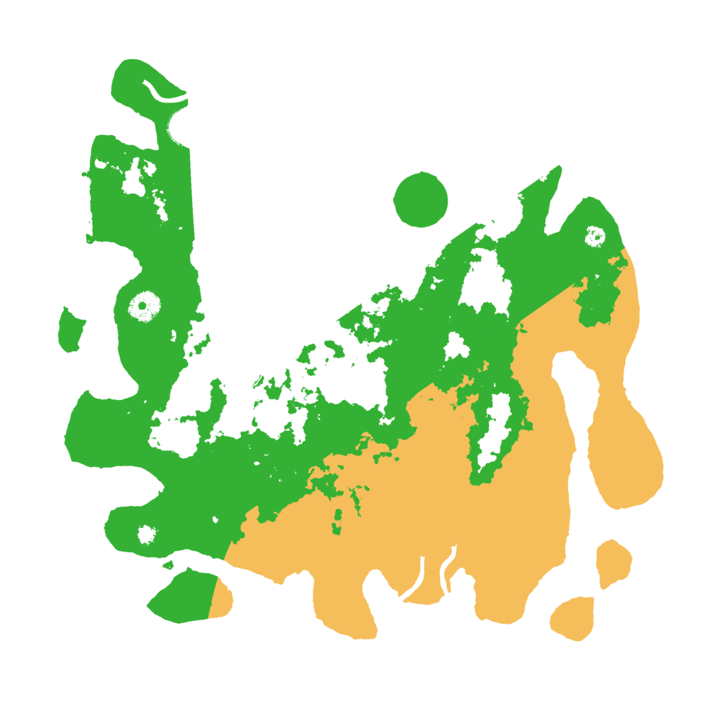 Biome Rust Map: Procedural Map, Size: 3500, Seed: 189273