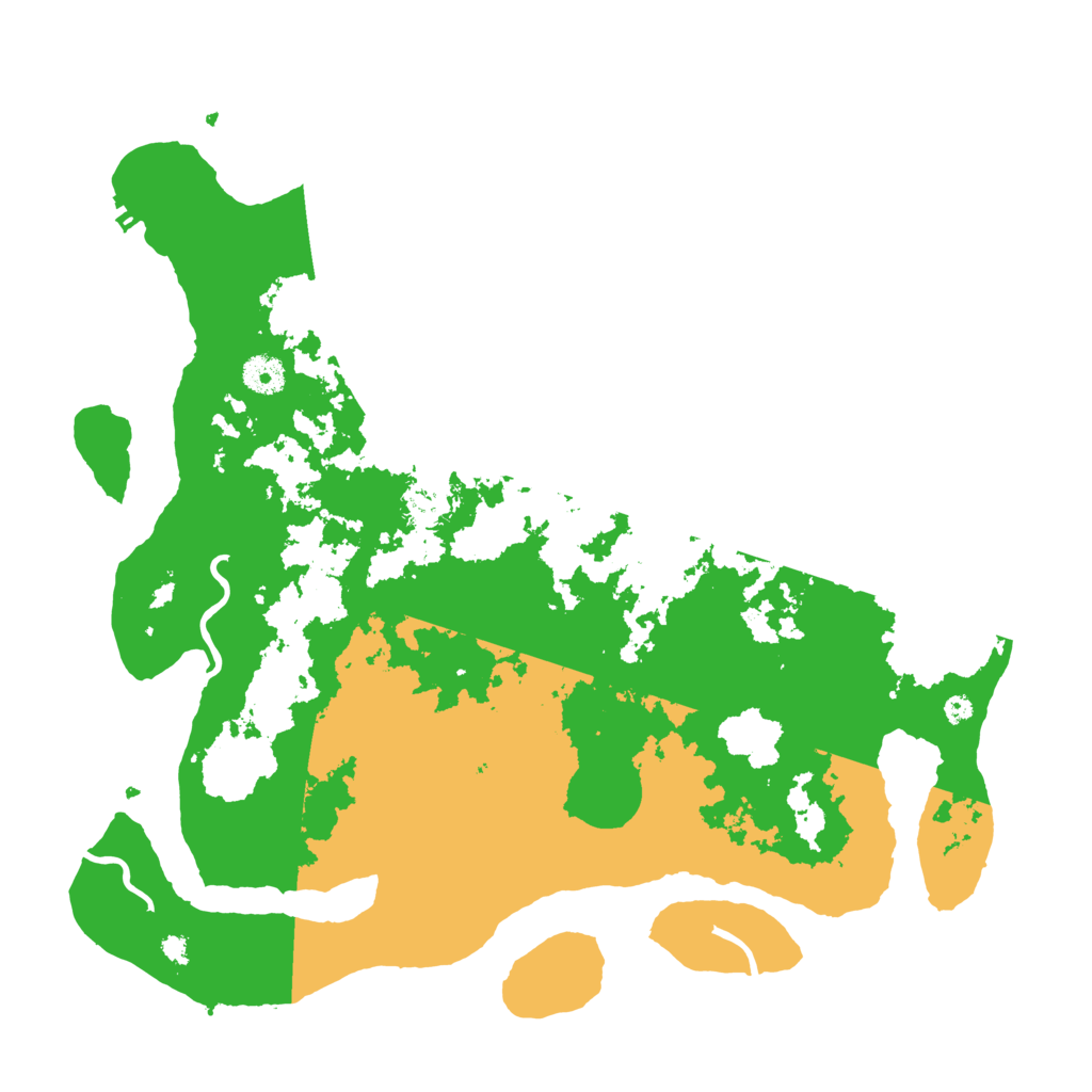 Biome Rust Map: Procedural Map, Size: 4000, Seed: 552016