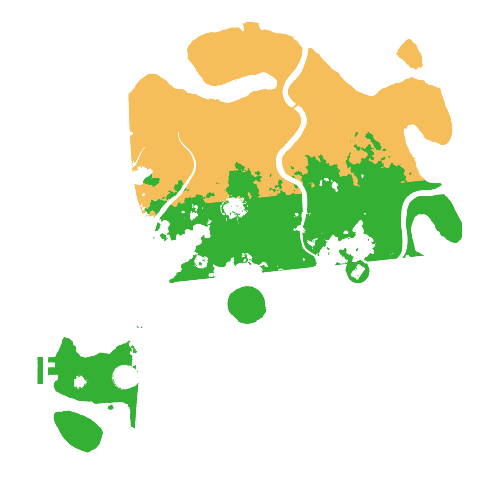 Biome Rust Map: Procedural Map, Size: 3750, Seed: 725285077