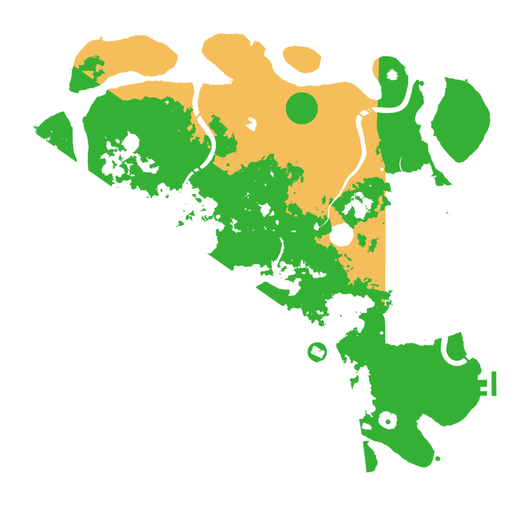 Biome Rust Map: Procedural Map, Size: 4250, Seed: 1457268244