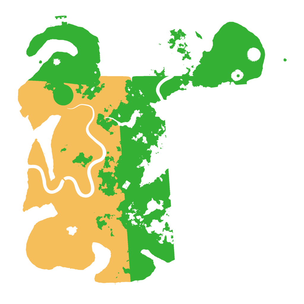 Biome Rust Map: Procedural Map, Size: 4000, Seed: 15822