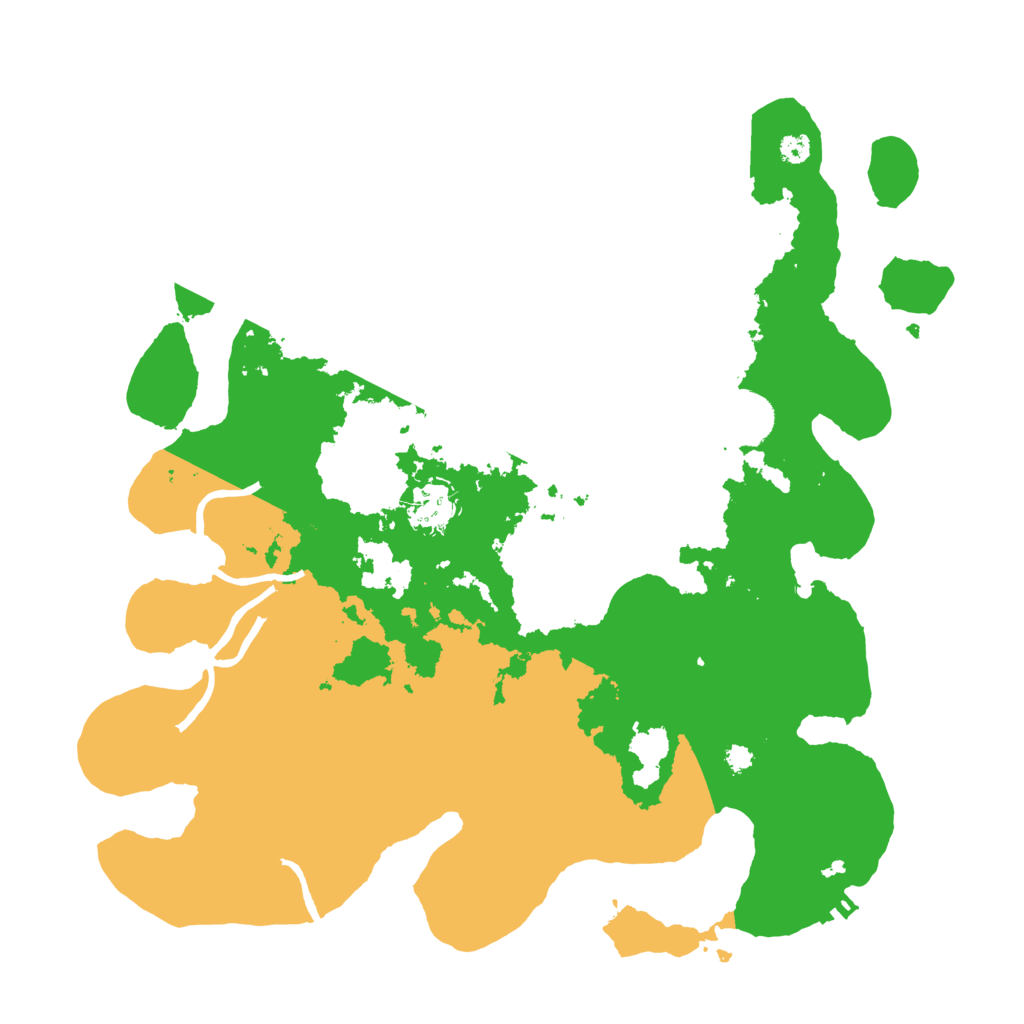 Biome Rust Map: Procedural Map, Size: 3500, Seed: 240