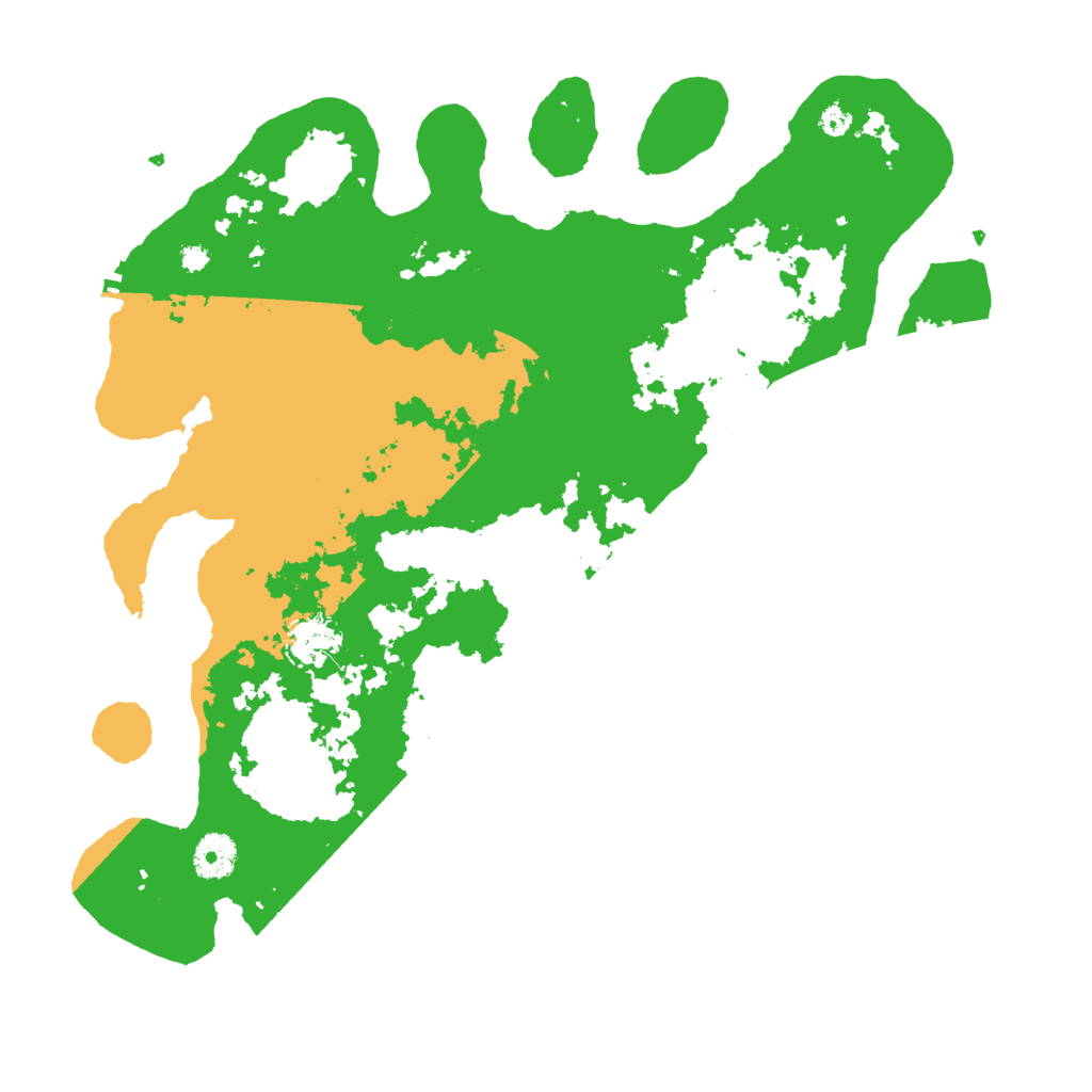 Biome Rust Map: Procedural Map, Size: 3700, Seed: 1099396579