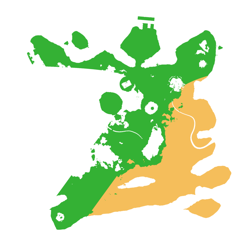Biome Rust Map: Procedural Map, Size: 3000, Seed: 1714168844