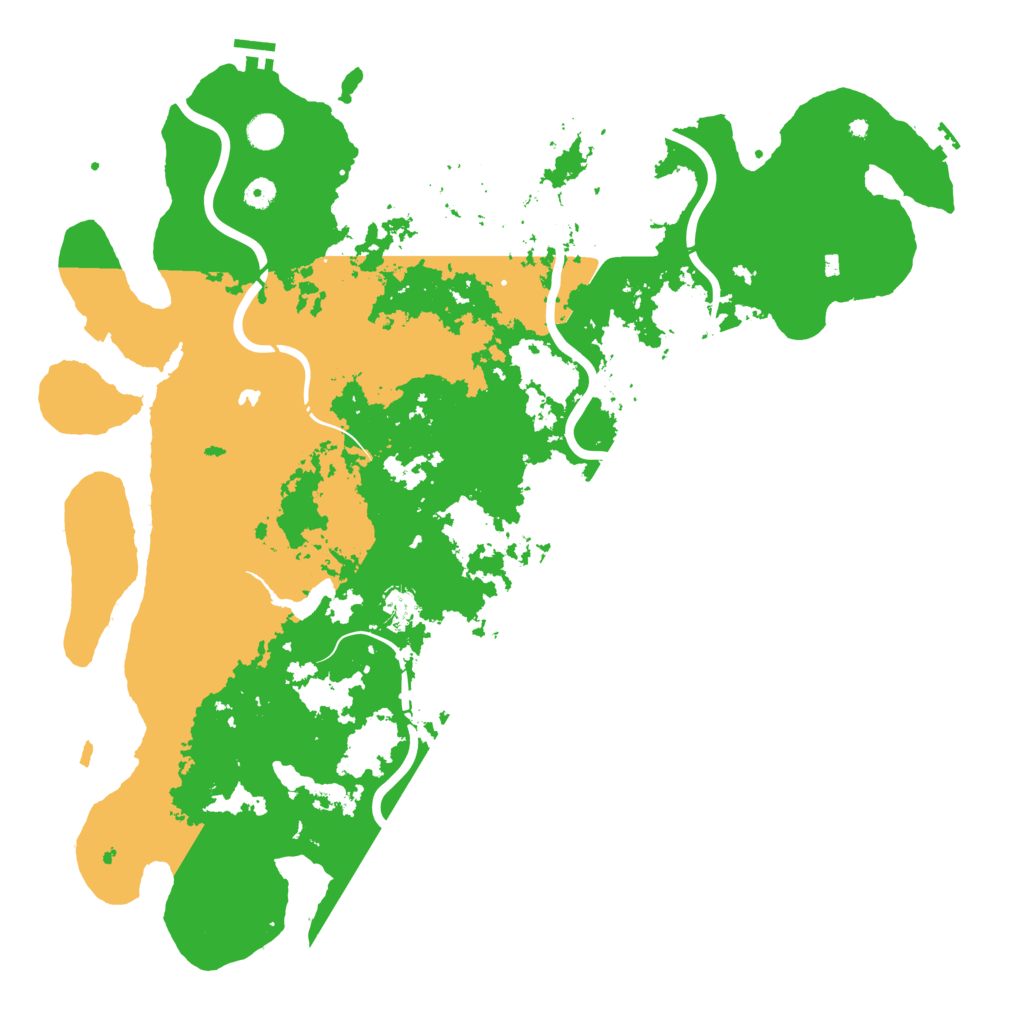 Biome Rust Map: Procedural Map, Size: 5000, Seed: 1038396689