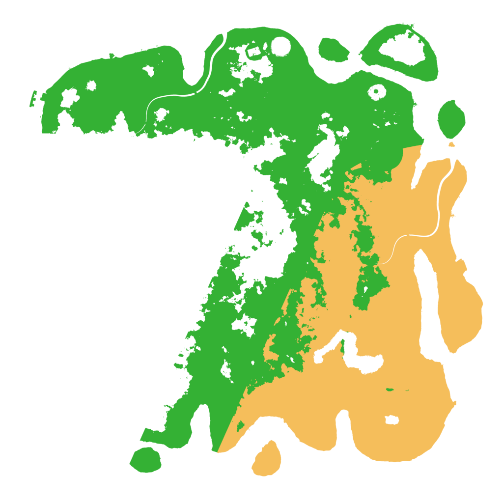 Biome Rust Map: Procedural Map, Size: 4499, Seed: 999998