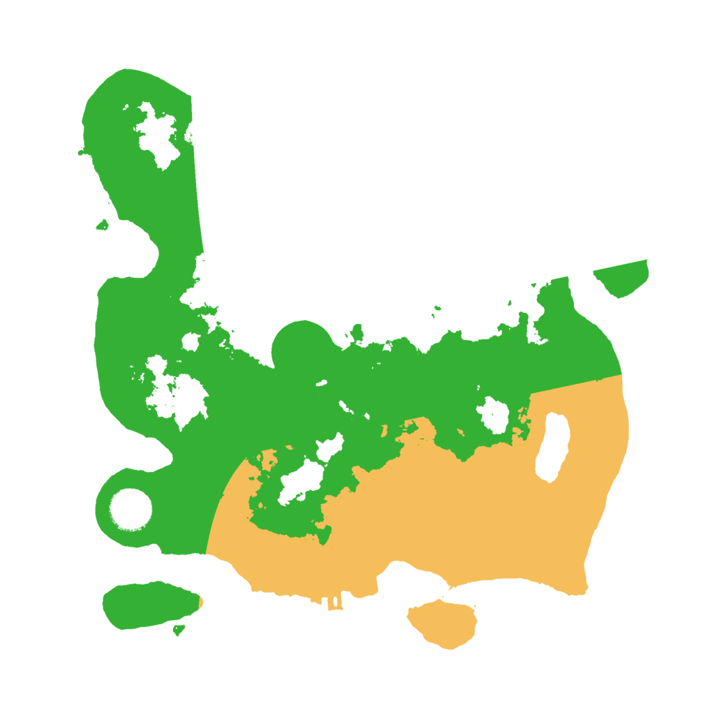 Biome Rust Map: Procedural Map, Size: 3000, Seed: 2039793829