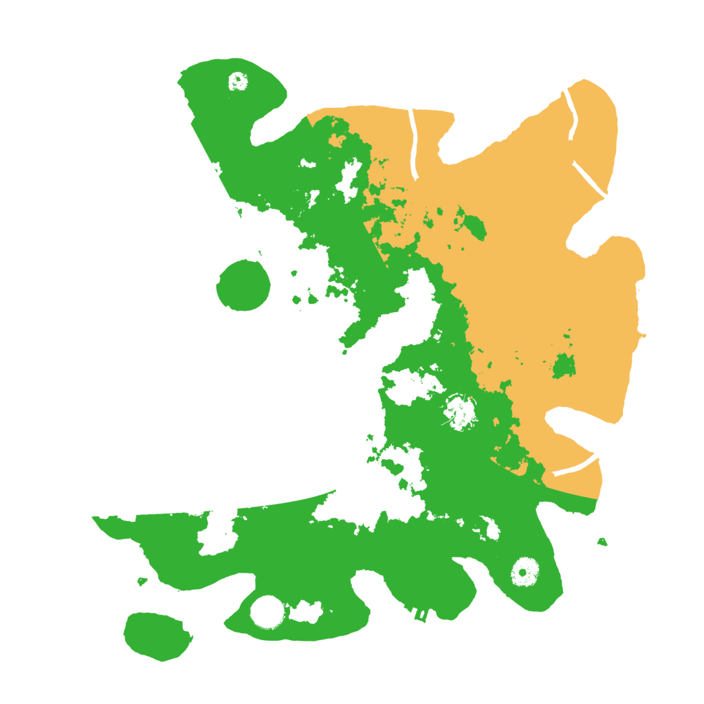 Biome Rust Map: Procedural Map, Size: 3700, Seed: 427514192