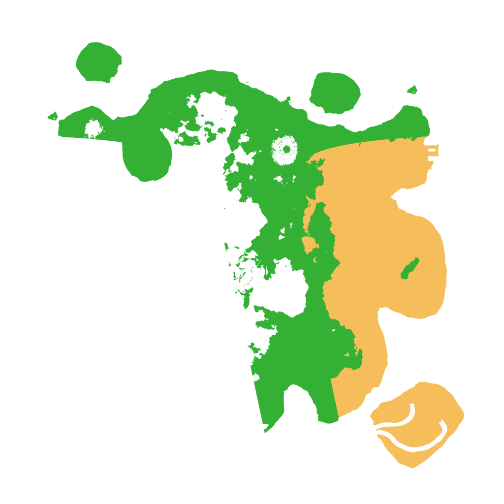 Biome Rust Map: Procedural Map, Size: 2700, Seed: 735627965