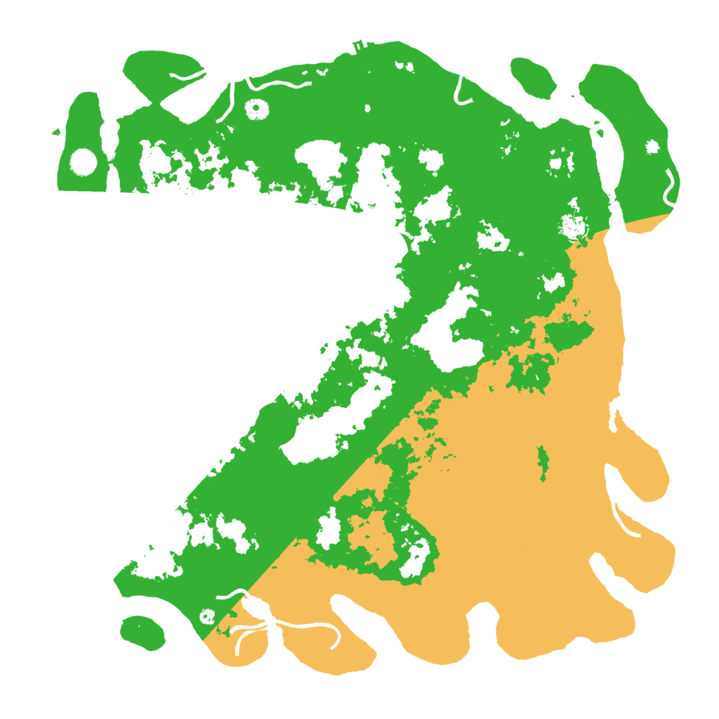 Biome Rust Map: Procedural Map, Size: 4700, Seed: 2