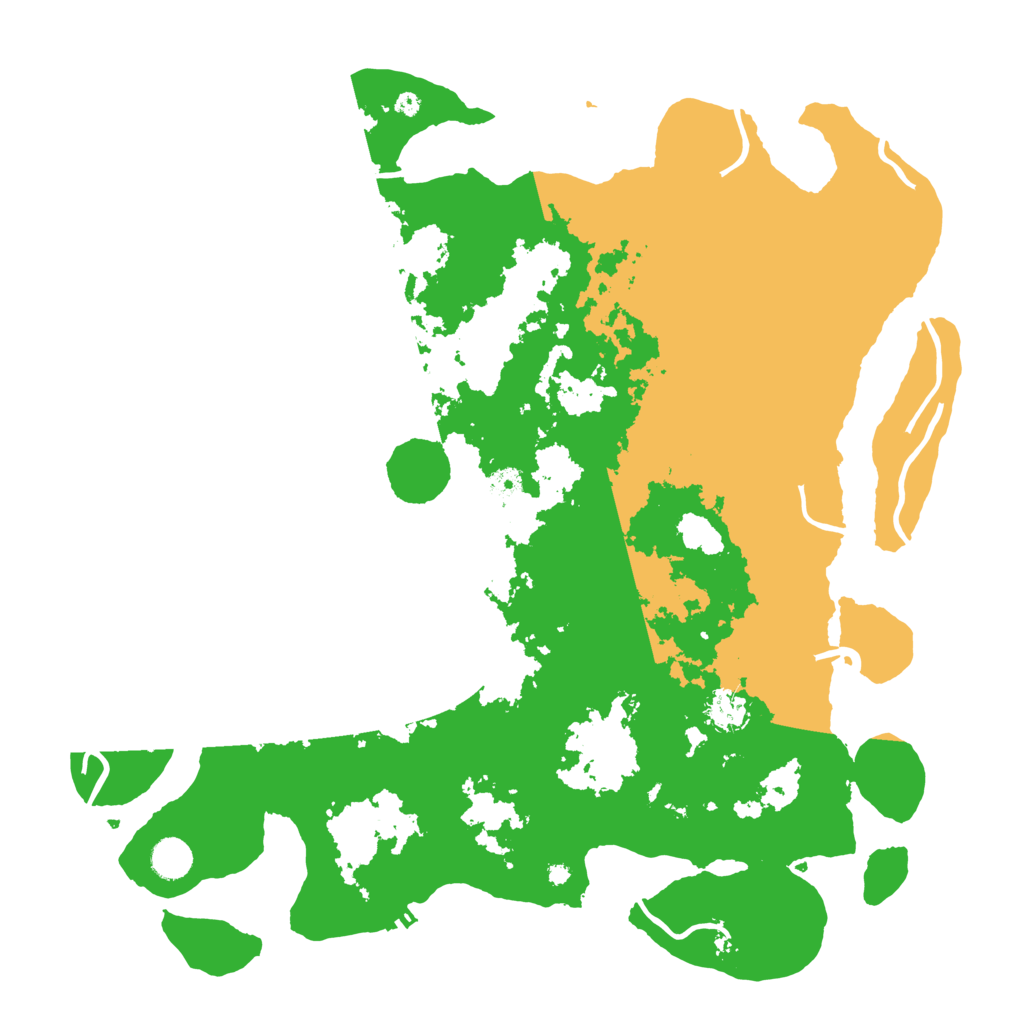 Biome Rust Map: Procedural Map, Size: 4350, Seed: 2039708621