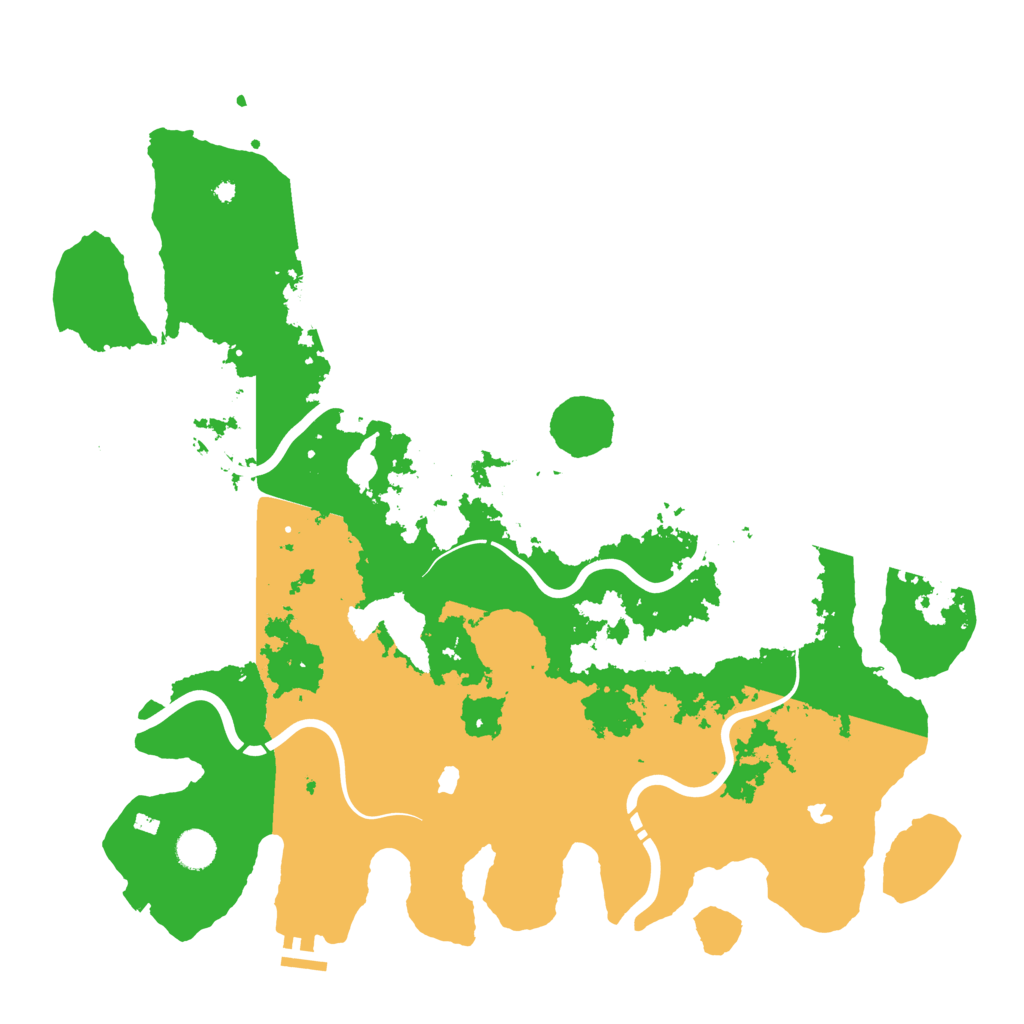 Biome Rust Map: Procedural Map, Size: 4500, Seed: 404127204
