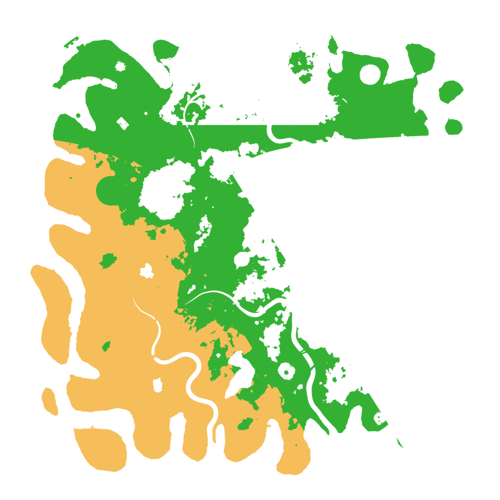 Biome Rust Map: Procedural Map, Size: 4500, Seed: 96189