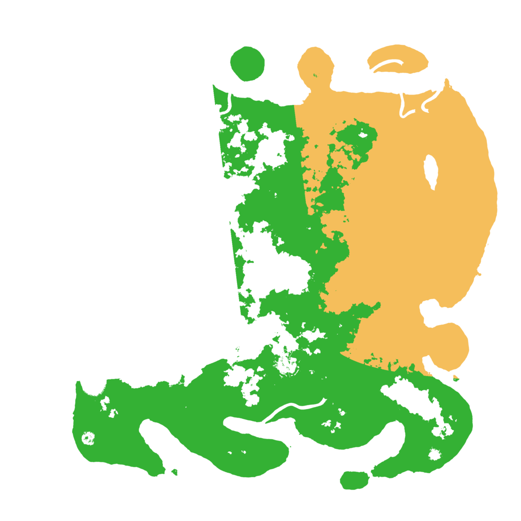 Biome Rust Map: Procedural Map, Size: 4000, Seed: 498774