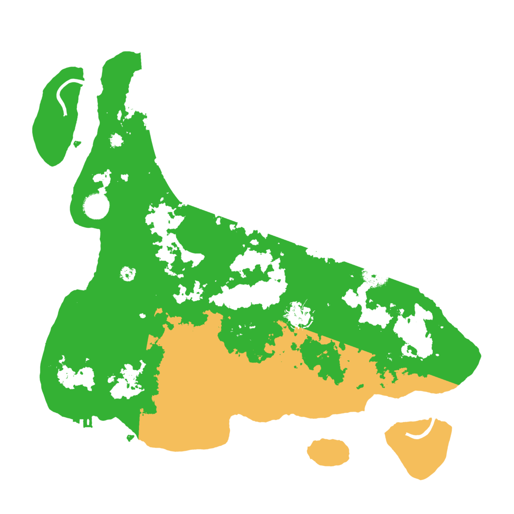 Biome Rust Map: Procedural Map, Size: 3500, Seed: 147815238