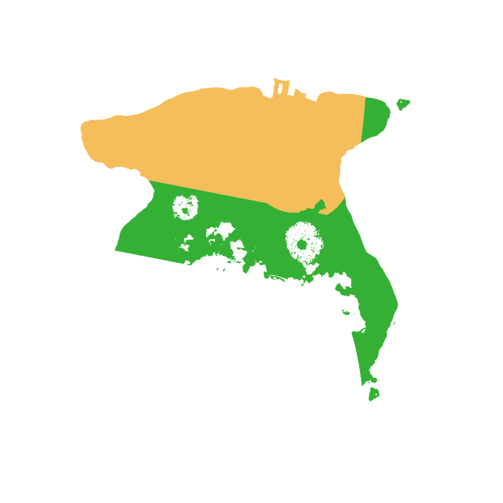 Biome Rust Map: Procedural Map, Size: 2000, Seed: 49887977