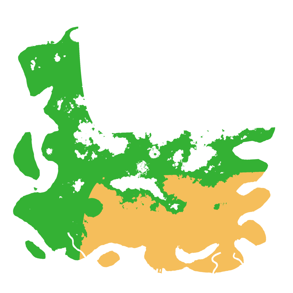 Biome Rust Map: Procedural Map, Size: 4300, Seed: 107173696