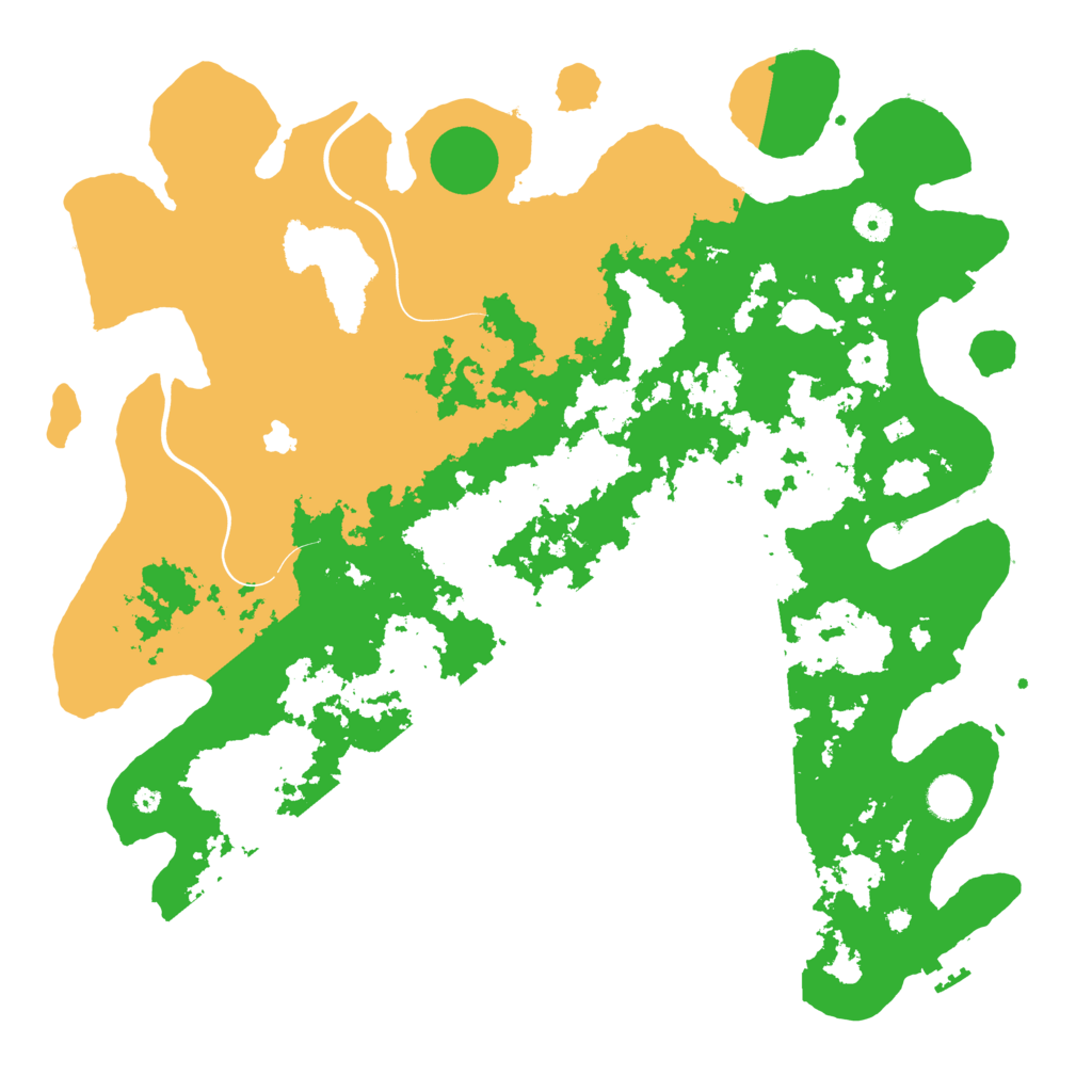 Biome Rust Map: Procedural Map, Size: 4250, Seed: 8054368