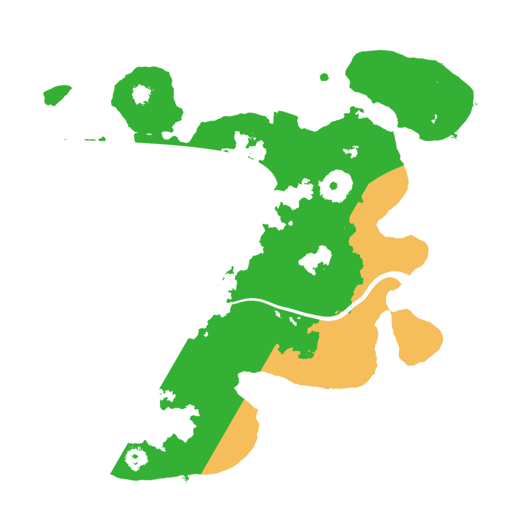 Biome Rust Map: Procedural Map, Size: 2500, Seed: 1959318867