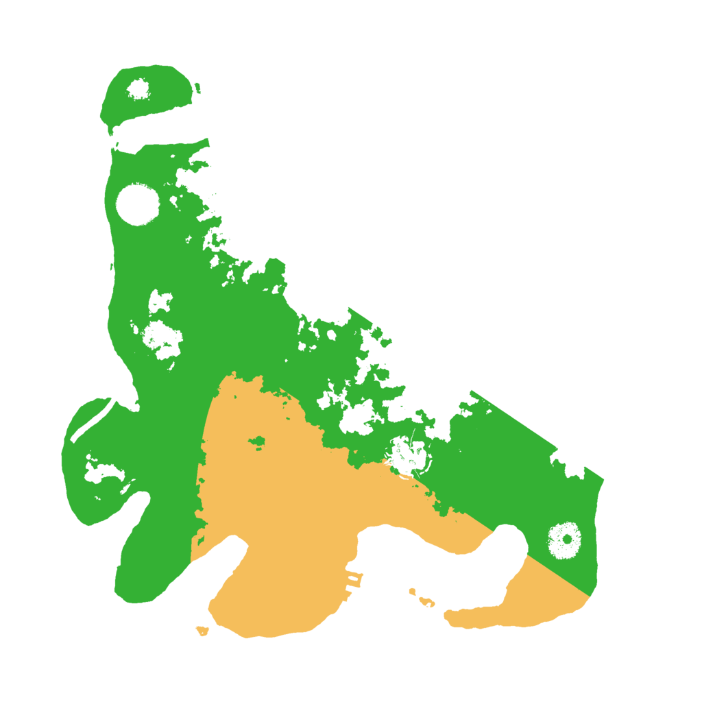 Biome Rust Map: Procedural Map, Size: 3000, Seed: 666019652