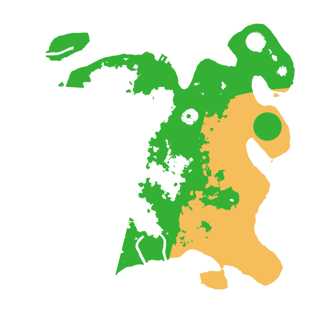 Biome Rust Map: Procedural Map, Size: 3000, Seed: 968575431