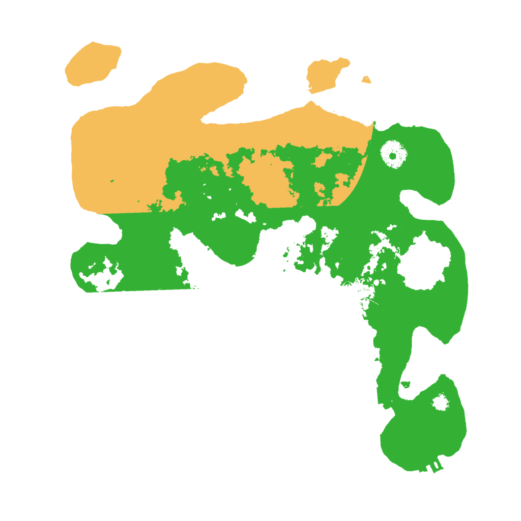 Biome Rust Map: Procedural Map, Size: 3000, Seed: 886798414