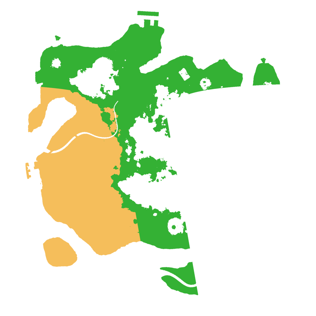 Biome Rust Map: Procedural Map, Size: 3000, Seed: 2017039153