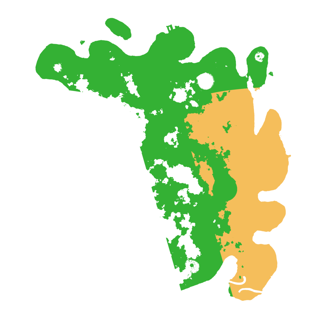 Biome Rust Map: Procedural Map, Size: 3500, Seed: 160