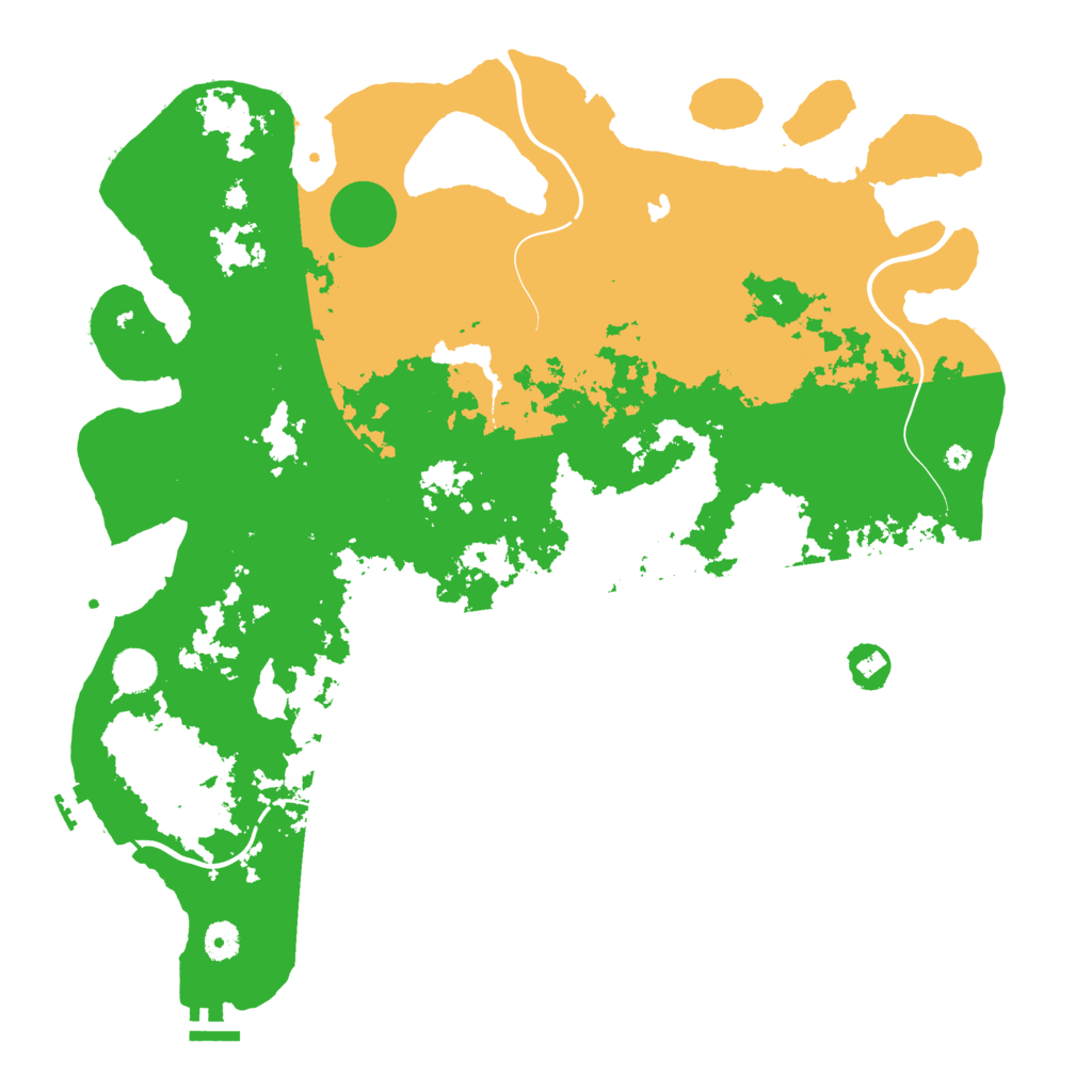 Biome Rust Map: Procedural Map, Size: 4357, Seed: 50000