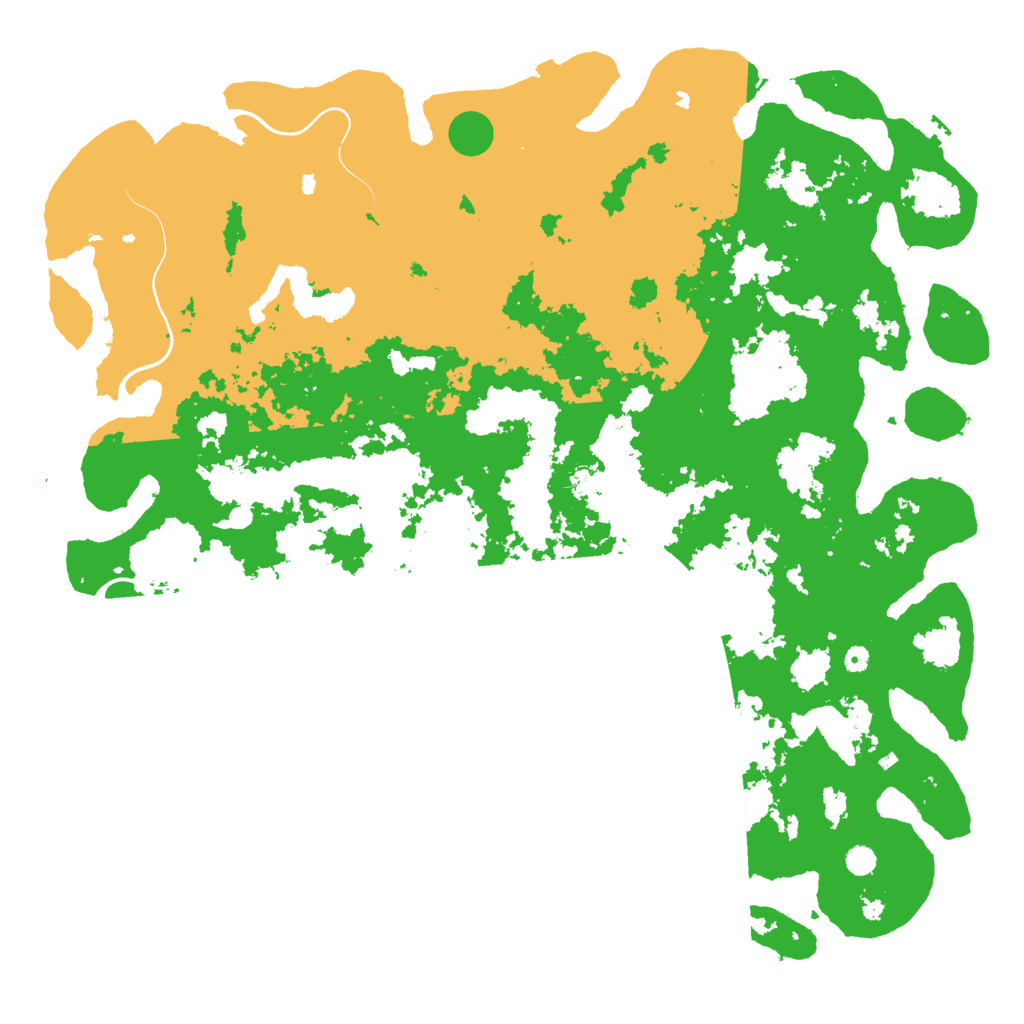 Biome Rust Map: Procedural Map, Size: 6000, Seed: 1065011372