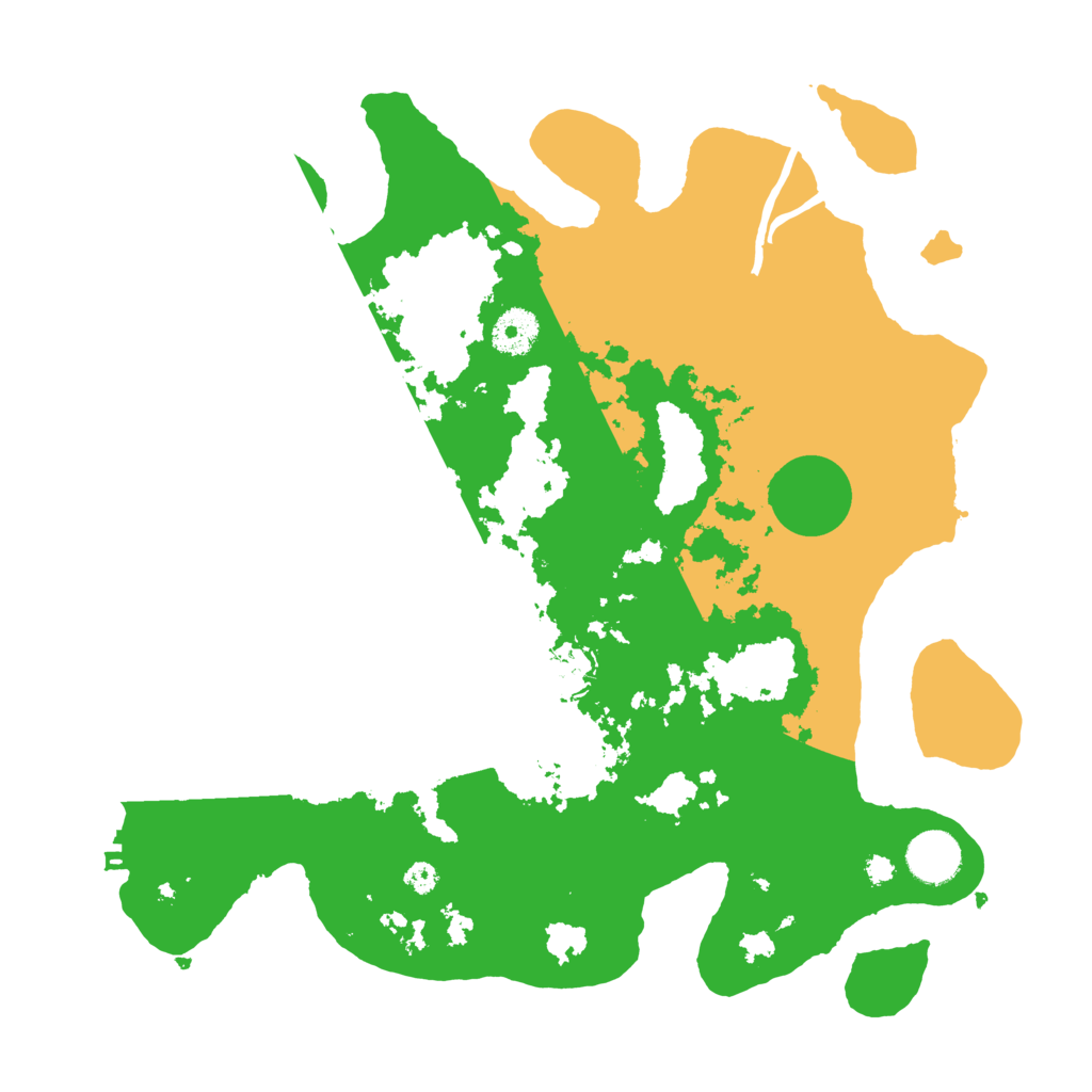 Biome Rust Map: Procedural Map, Size: 3555, Seed: 123456