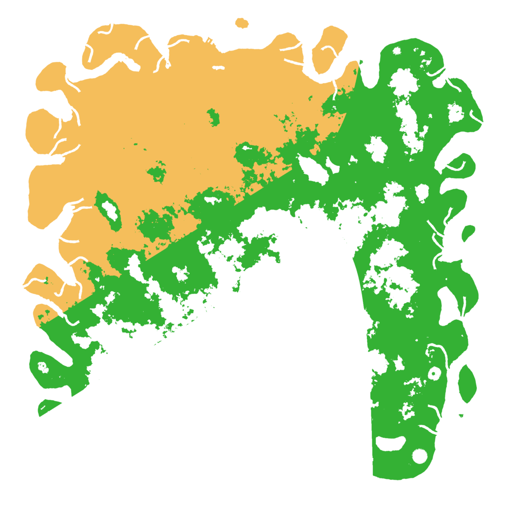Biome Rust Map: Procedural Map, Size: 6000, Seed: 9950