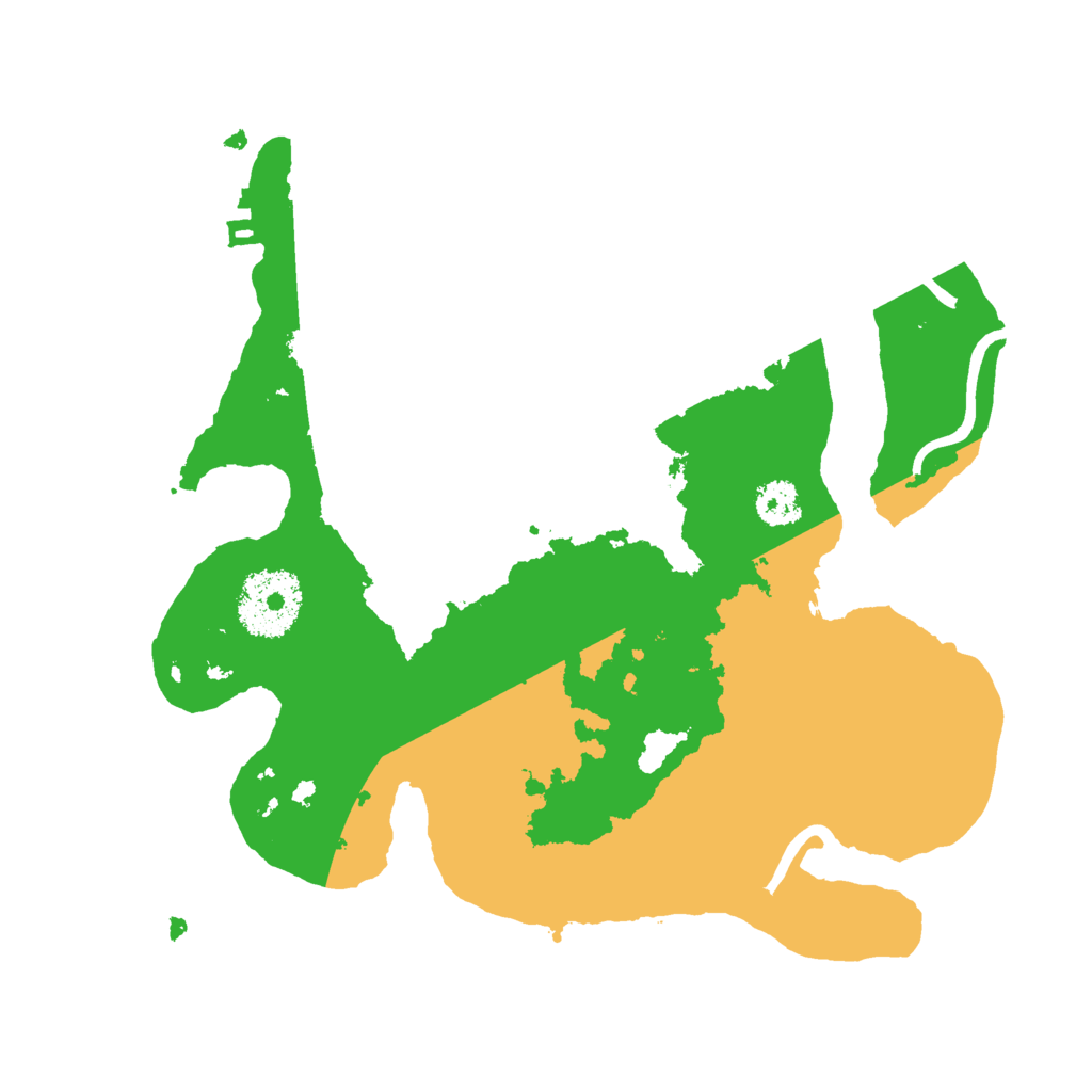 Biome Rust Map: Procedural Map, Size: 2500, Seed: 6021994