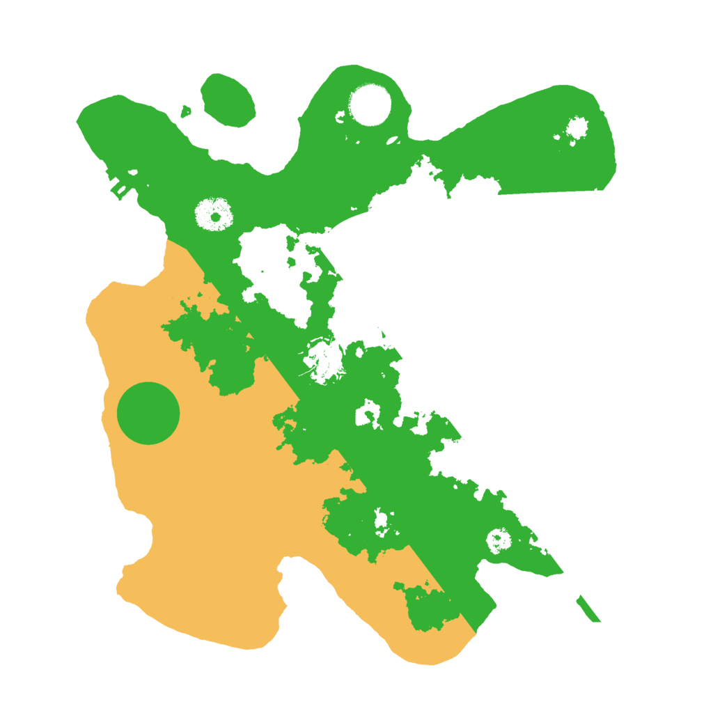 Biome Rust Map: Procedural Map, Size: 3000, Seed: 201082577