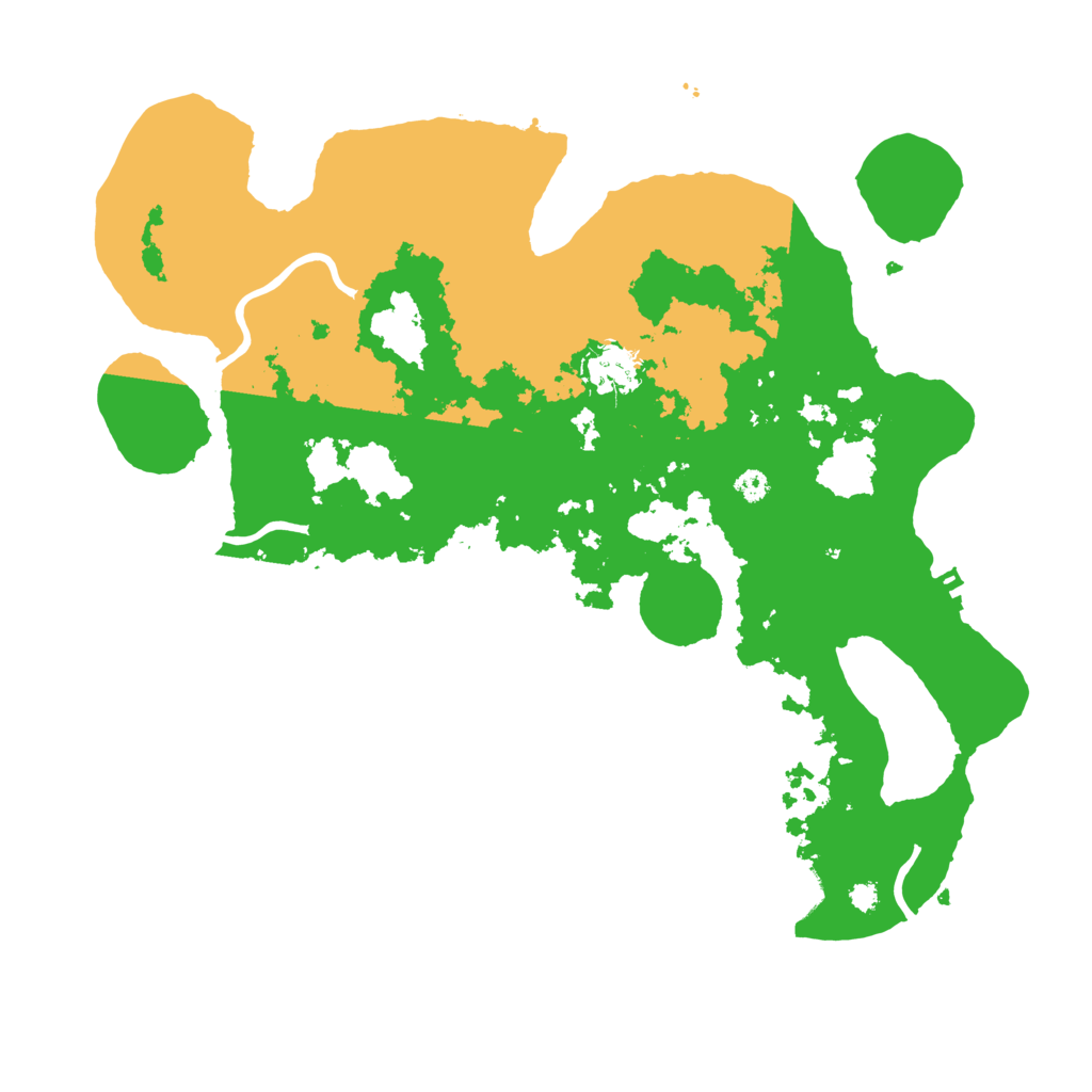 Biome Rust Map: Procedural Map, Size: 3500, Seed: 897687013