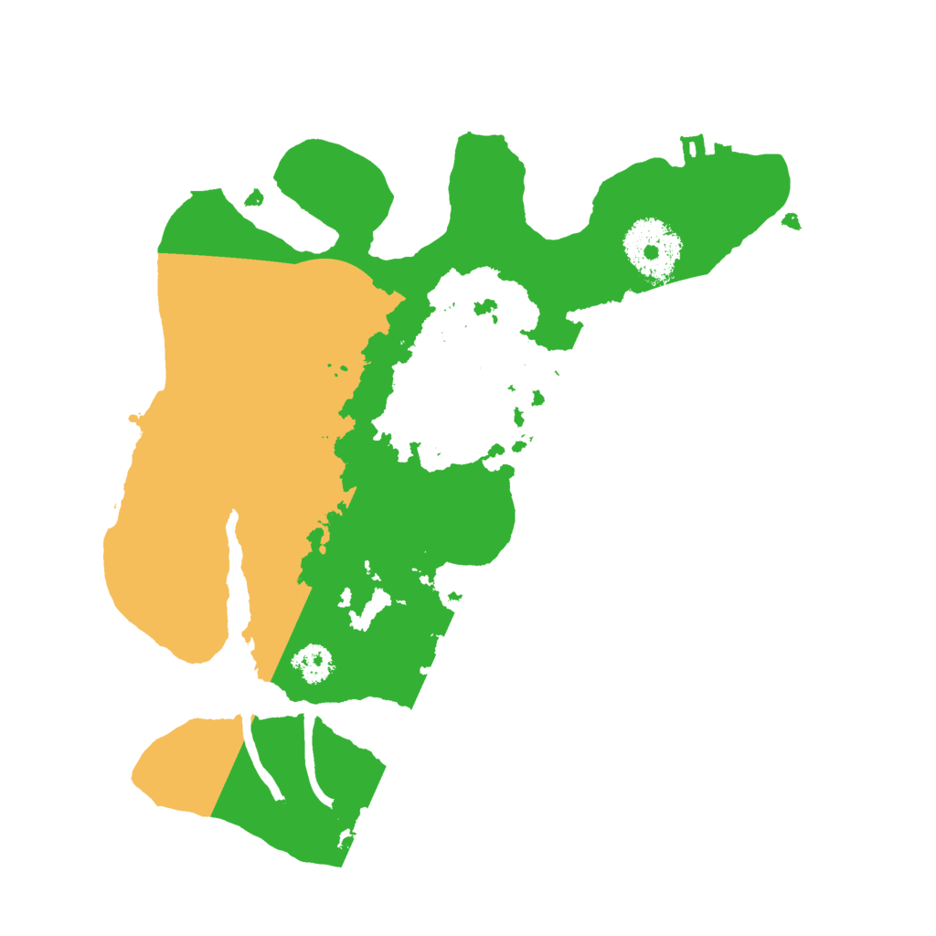 Biome Rust Map: Procedural Map, Size: 2500, Seed: 1828