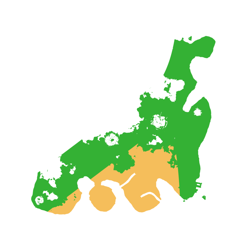 Biome Rust Map: Procedural Map, Size: 3000, Seed: 991429304