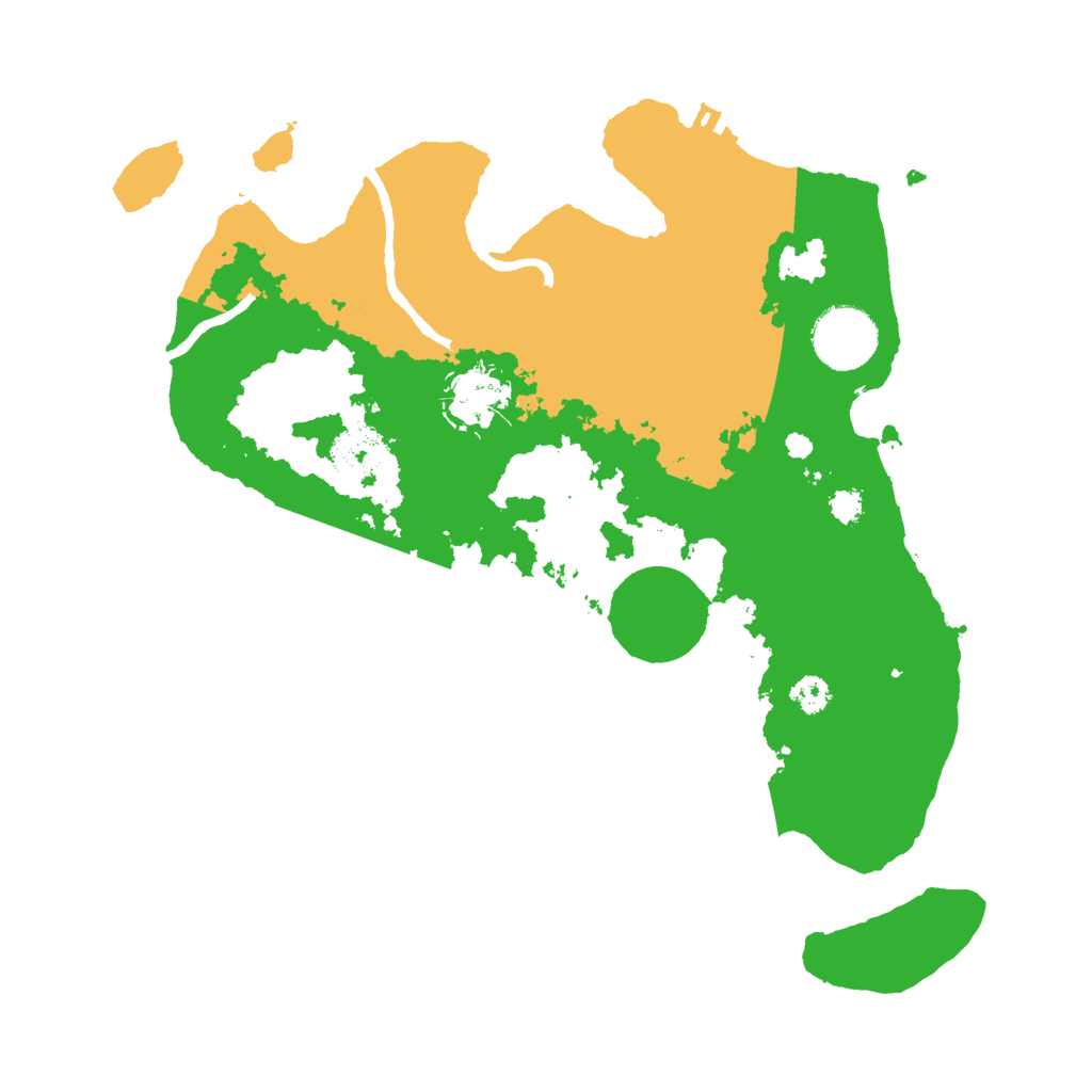 Biome Rust Map: Procedural Map, Size: 3000, Seed: 1312922356