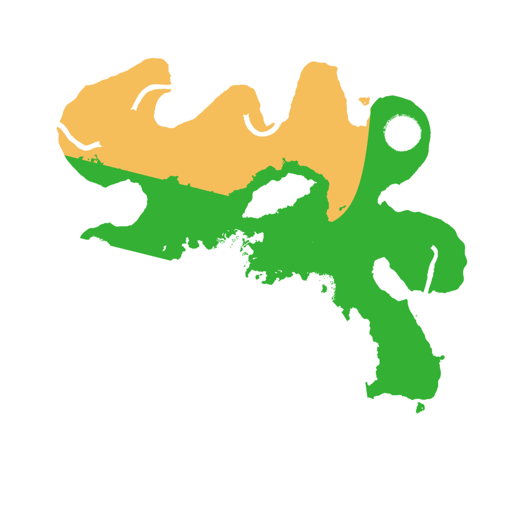 Biome Rust Map: Procedural Map, Size: 2500, Seed: 2465