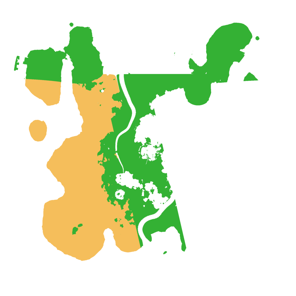 Biome Rust Map: Procedural Map, Size: 3000, Seed: 761096750